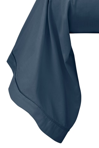 Taie de traversin en coton 80 fils/cm² Julian - Bleu