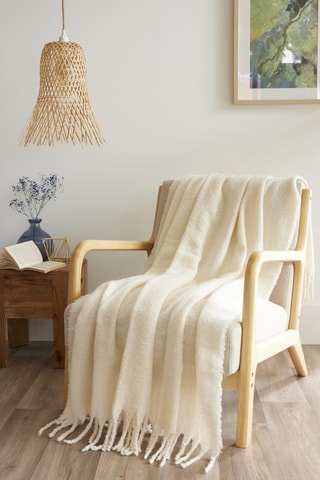 Plaid Melia - Ivoire - 130 x 170 cm