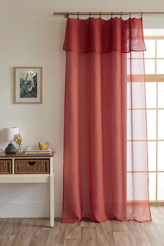 Rideau Elda - Terracotta - 140 x 270 cm