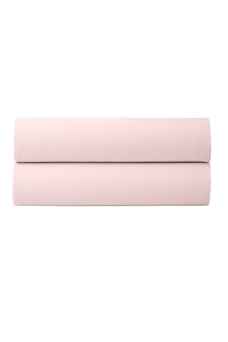 Drap-housse en coton percale 80 fils/cm² Julian - Rose