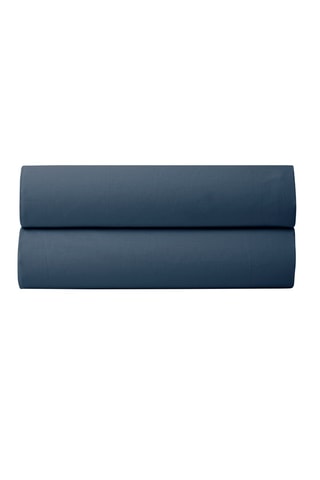 Drap-housse en coton percale 80 fils/cm² Julian - Bleu