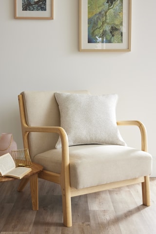 Coussin Elios - Ivoire - 50 x 50 cm