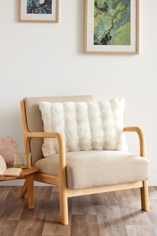 Coussin Astra - Ivoire - 40 x 60 cm