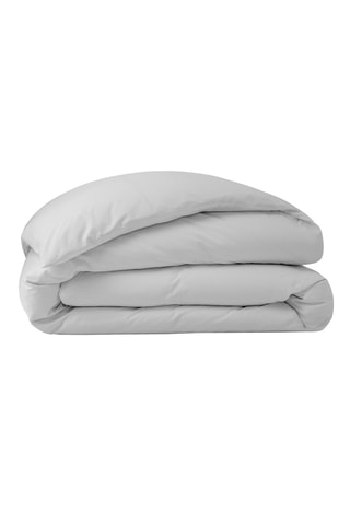 Housse de couette en percale de coton 80 fils/cm² Julian - Perle