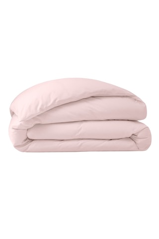 Housse de couette en percale de coton 80 fils/cm² Julian - Rose