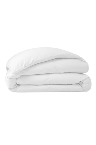 Housse de couette en percale de coton 80 fils/cm² Julian - Neige