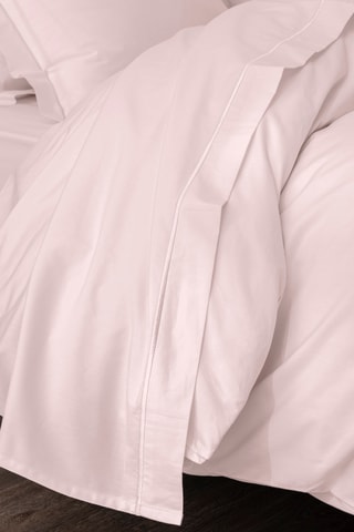 Drap plat en coton 80 fils/cm² Julian - Rose