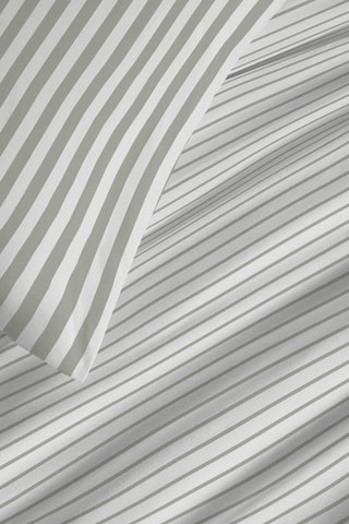 Parure de couette réversible en coton 57 fils/cm² Palerme - Eucalyptus