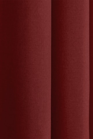 Rideau Effet Lin - Cerise - 140 x 260 cm