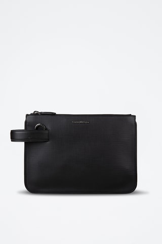 Leren Clutch - Zwart