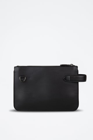 Leren Clutch - Zwart