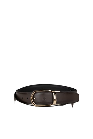 Leren Riem - Zwart en Bruin