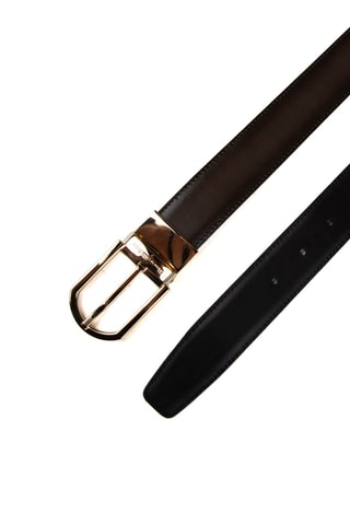 Leren Riem - Zwart en Bruin