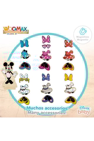 Jeu magnétique Minnie et Mickey Disney - 54 pièces - Dès 3 ans