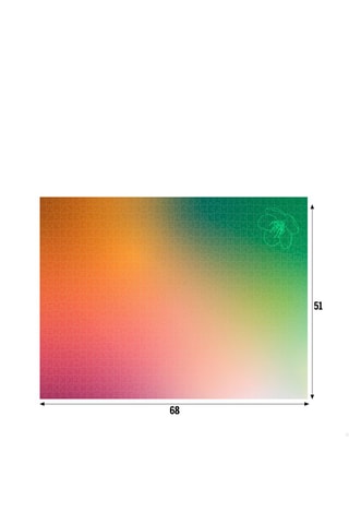 Puzzle dégradé 1000 pièces - Dès 10 ans