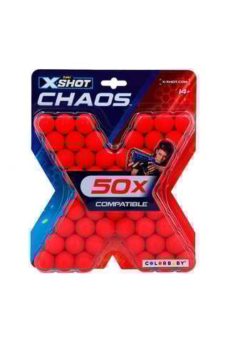 50 balles de munitions compatibles avec la gamme Chaos - Dès 14 ans