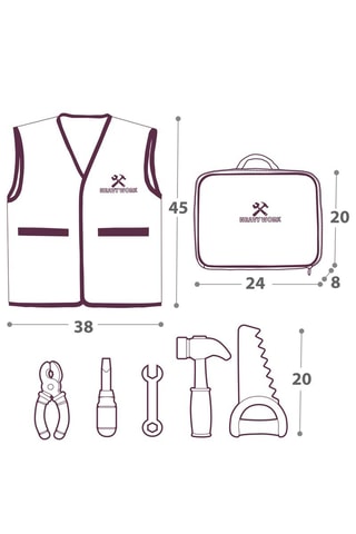 Kit bricoleur avec accessoires Dès 3 ans