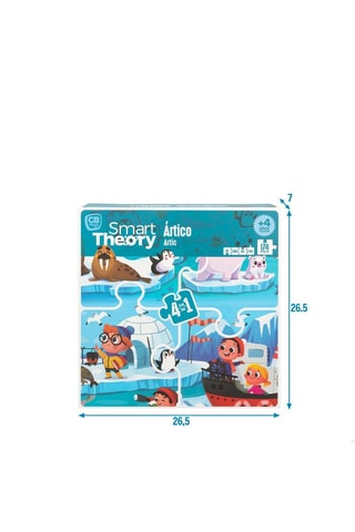 Puzzle 4 parties Arctique 174 pièces - Dès 4 ans