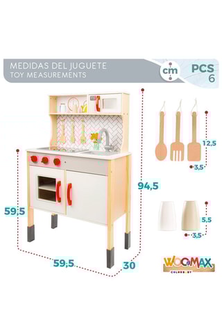 Cuisinière électrique en bois Dès 3 ans