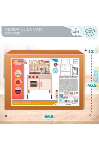 Cuisinière électrique en bois Dès 3 ans