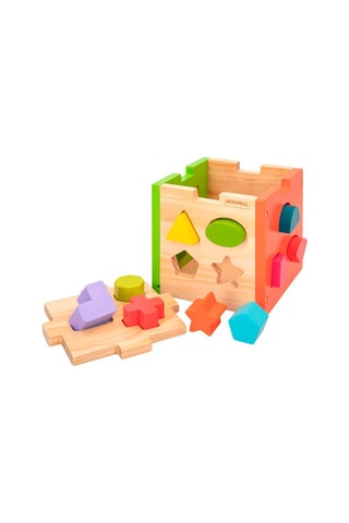 Cube d'activités en bois - 14 pièces Dès 12 mois
