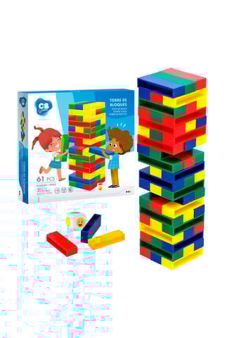 Tour de blocs - 61 pièces Dès 3 ans