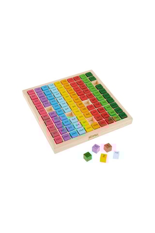 Puzzle tables de multiplication en bois - 100 pièces - Dès 6 ans