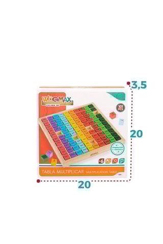 Puzzle tables de multiplication en bois - 100 pièces - Dès 6 ans