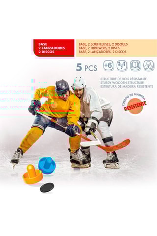 Jeu de air hockey en bois Dès 6 ans
