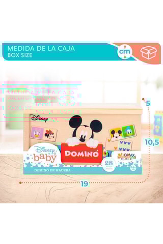 Dominos en bois 2-en-1 Mickey et ses amis Disney - 28 pièces - Dès 2 ans
