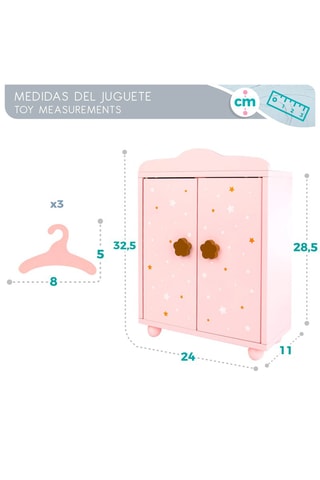 Armoire pour poupées Dès 3 ans