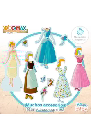 Jeu robes magnétiques Princesses Disney - Dès 3 ans