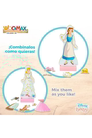 Jeu robes magnétiques Princesses Disney - Dès 3 ans