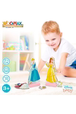 Jeu robes magnétiques Princesses Disney - Dès 3 ans