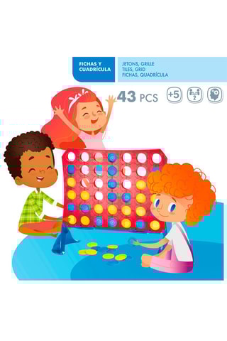 Jeu 4 en ligne - 42 pièces Dès 5 ans