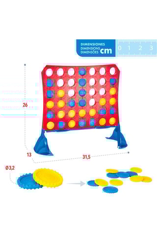 Jeu 4 en ligne - 42 pièces Dès 5 ans
