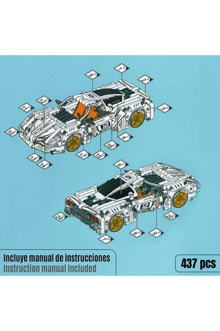 Maquette voiture racing - 437 pièces - Dès 6 ans