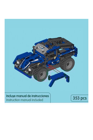 Maquette voiture radiocommandée 2-en-1 - 353 pièces - Dès 6 ans