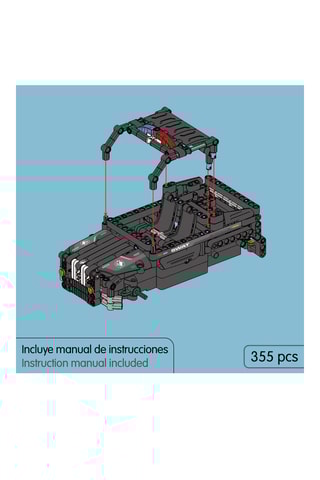 Maquette voiture de police radiocommandé 2-en-1 - 355 pièces - Dès 6 ans