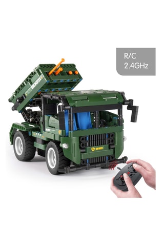 Maquette camion militaire radiocommandé 2-en-1 - 364 pièces - Dès 6 ans