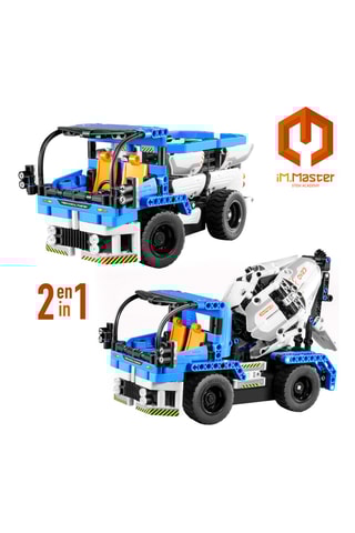 Maquette camion de chantier radiocommandé 2-en-1 - 394 pièces - Dès 6 ans