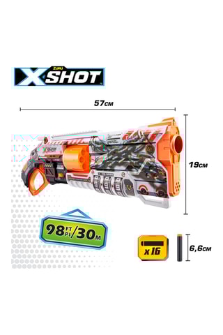 Pistolet à fléchettes - 16 pièces - Dès 8 ans