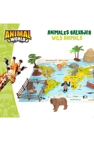 Figurines animaux sauvage - 19 pièces - Dès 3 ans