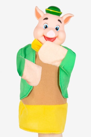 Kit de marionnettes Les trois petits cochons - 4 pièces - Dès 3 ans