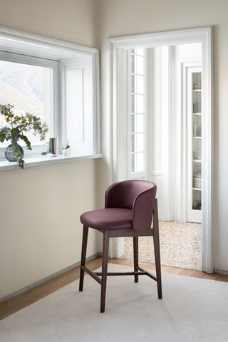 Tabouret en frêne Abrey - 55 x 89 x 58,5 cm