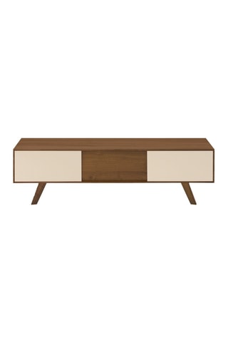 Meuble TV en bois 1 abattant en bois Adam - 160 x 42 x 48 cm