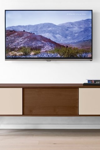 Meuble TV en bois 1 abattant en bois Adam - 160 x 42 x 48 cm