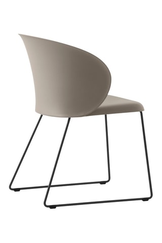 2 fauteuils Tuka - Noir et gris