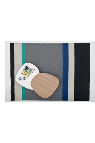 Tapis en laine Follower - Bleu marine - 200 x 300 cm