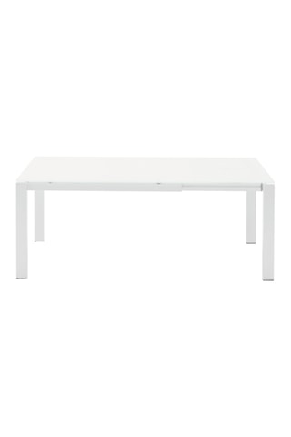 Table extensible à roulettes en verre Baron - 110/155 x 70 x H 75/67 cm